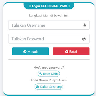 Register PGRI Mempawah - Persatuan Guru Republik Indonesia Cabang Mempawah